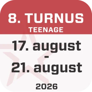 8. TURNUS | 17.-21.8.2026 | Teenage denný tábor